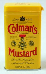 Jeremiah Colman perfected the technique of grinding mustard seed.